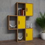 Hanah Home Flora - Nogal y Amarillo